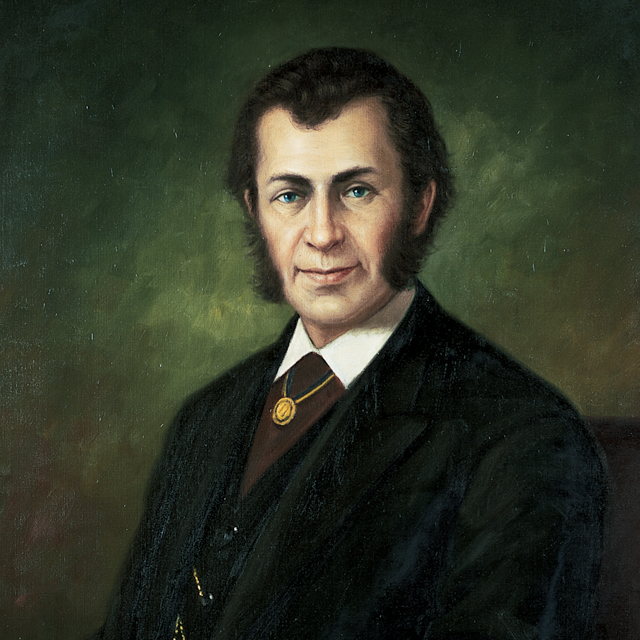 Painted portrait of 2nd Chancellor, William Chauvenet