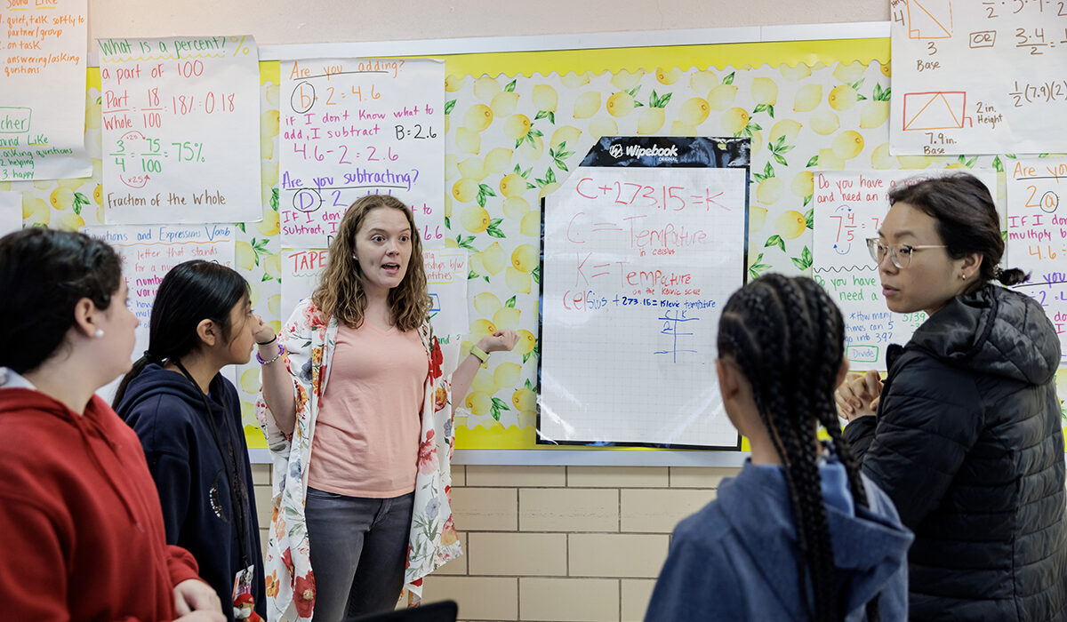 From worksheets to wonder: WashU’s Math314 supports teachers, boosts scores